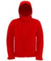 BA630 Hooded softshell /men Red colour image